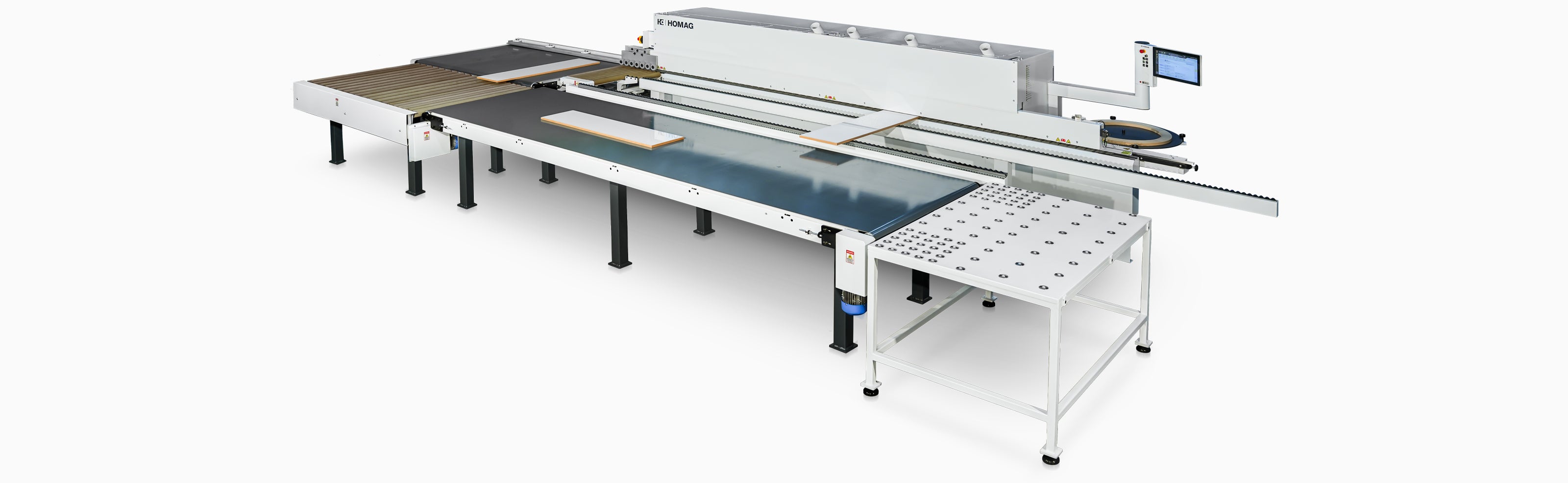 RCS 14 - Return conveyor system to automate a edge banding machine