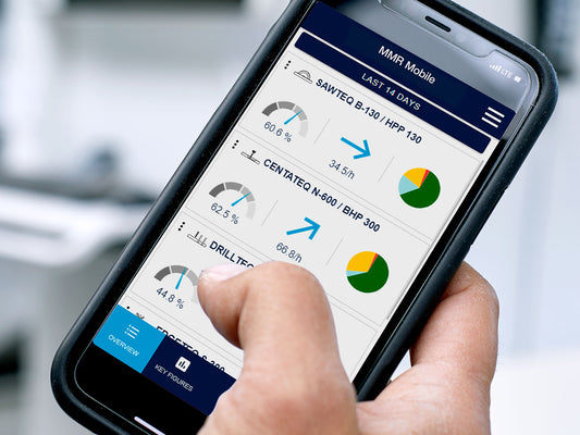 MMR MOBILE - The app to analyze the performance of your machinery.