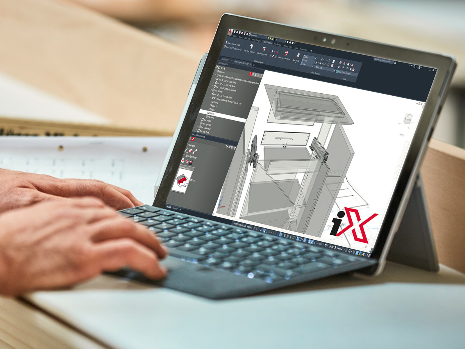 HOMAG iX - 3D design and production for furniture & interior fitting