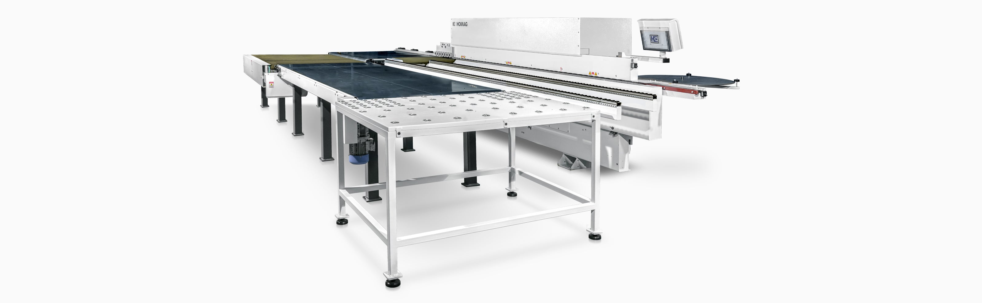 RCS 11 - Return conveyor system to automate a edge banding machine