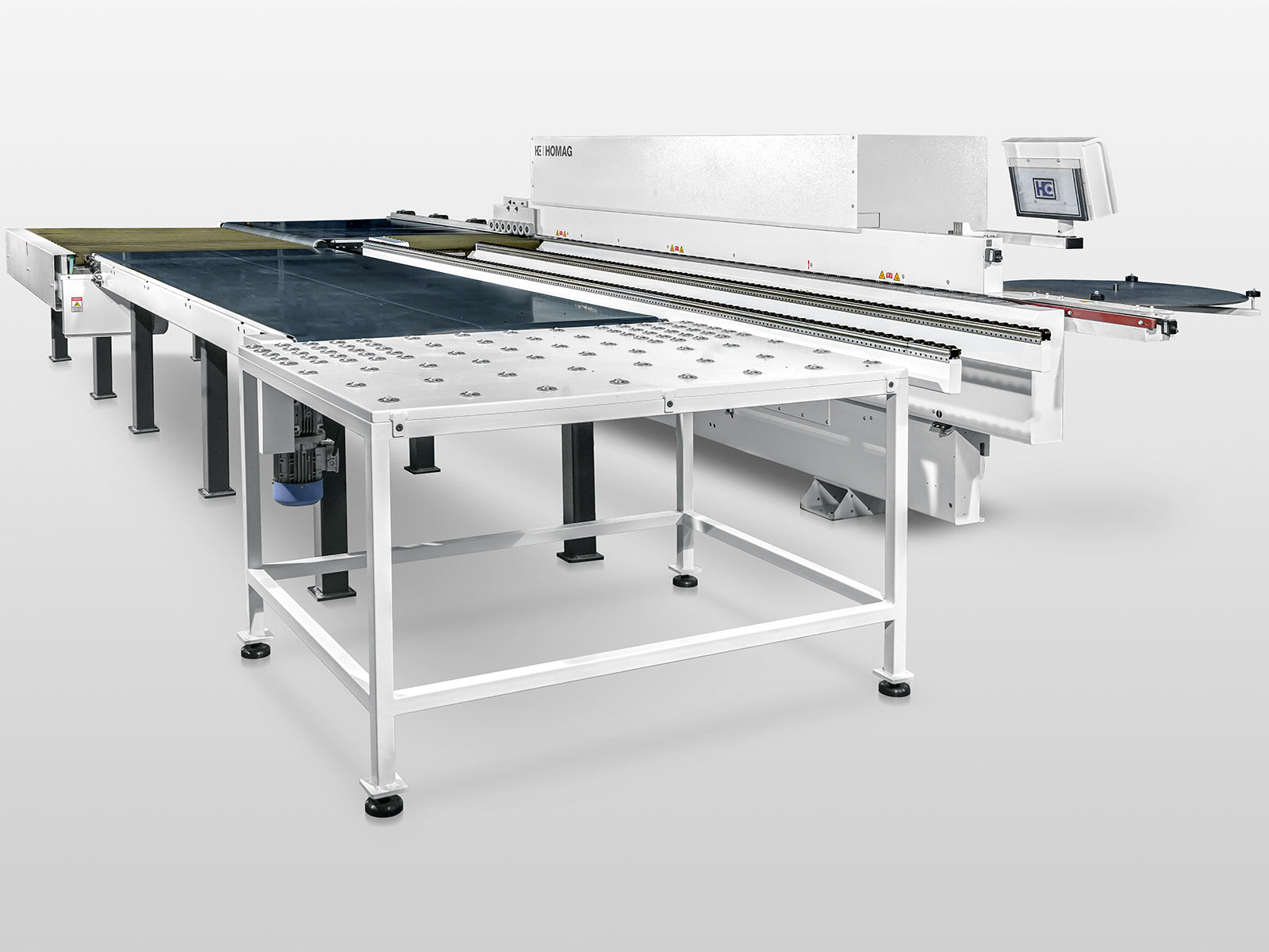 RCS 11 - Return conveyor system to automate a edge banding machine