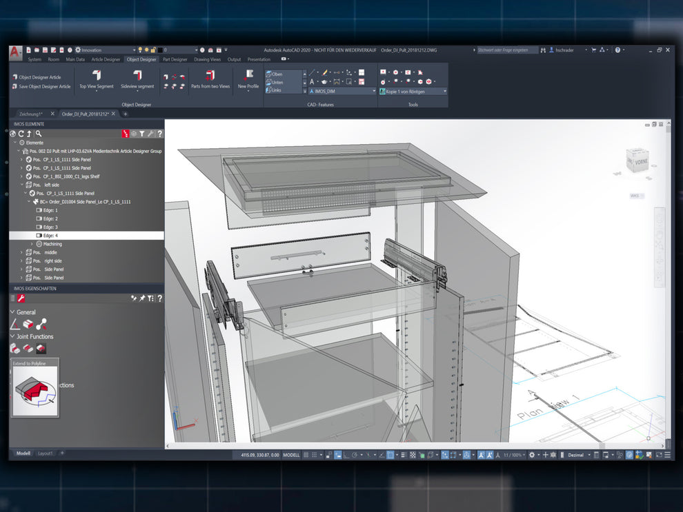 Homag Code Layer HOMAG iX - 3D design and production | HOMAG India Shop
