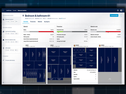 intelliDivide Cutting - Optimization for cutting processes on saws