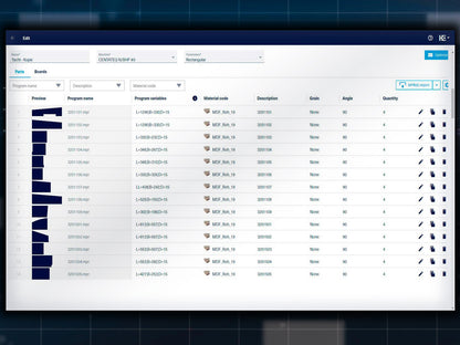 intelliDivide Nesting - Optimization for nesting processes.